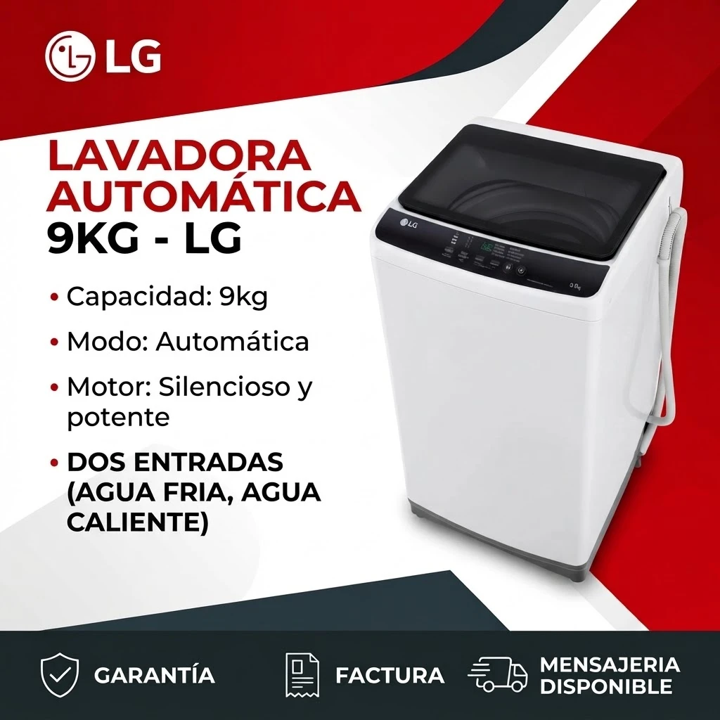 Lavadoras automáticas 9kg LG's foto | Maresma Martínez SRL |  BizneCubano
