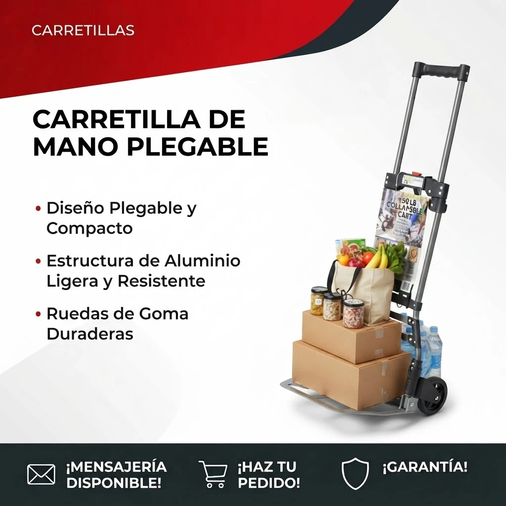 Carretilla  plegable 2's foto | Maresma Martínez SRL |  BizneCubano